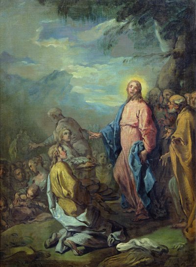 Die Speisung der Fünftausend, vor 1733 von Carle van Loo